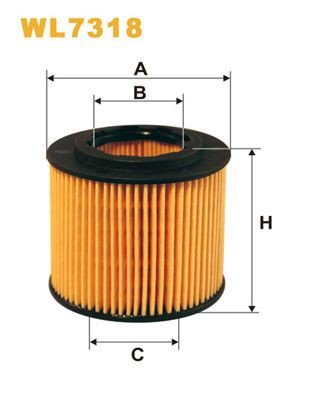 WL7318 WIX Filtro aceite