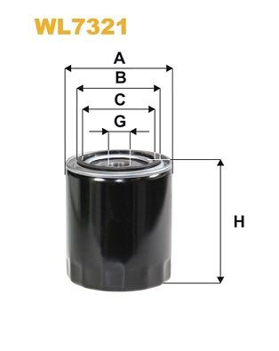 WL7321 WIX Filtro aceite