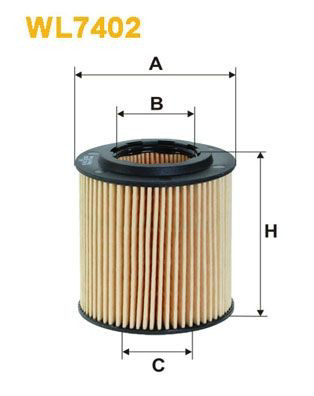 WL7402 WIX Filtro aceite