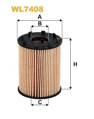 WL7408 WIX Filtro aceite