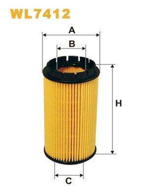 WL7412 WIX Filtro aceite