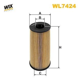WL7424 WIX Filtro aceite