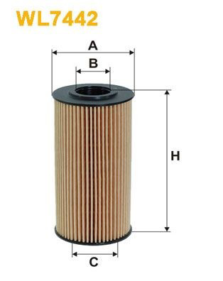WL7442 WIX Filtro aceite
