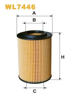 WL7446 WIX Filtro aceite