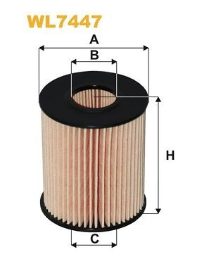 WL7447 WIX Filtro aceite