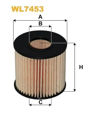 WL7453 WIX Filtro aceite