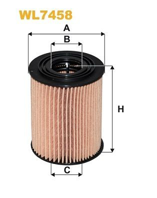 WL7458 WIX Filtro aceite