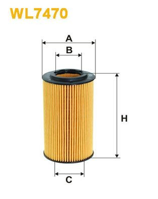 WL7470 WIX Filtro aceite