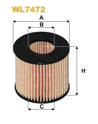 WL7472 WIX Filtro aceite