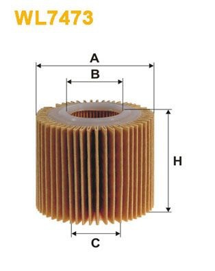WL7473 WIX Filtro aceite