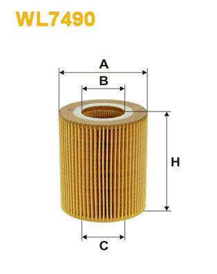 WL7490 WIX Filtro aceite