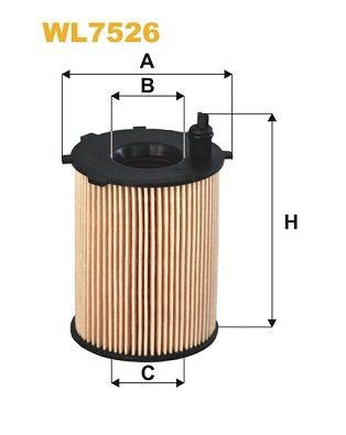 WL7526 WIX Filtro aceite