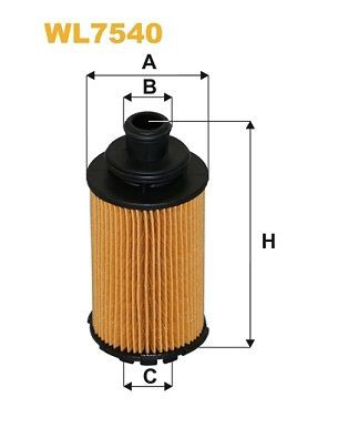 WL7540 WIX Filtro aceite