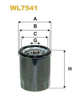 WL7541 WIX Filtro aceite