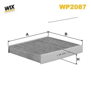 WP2087 WIX Filtro antipolen