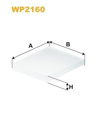 WP2160 WIX Filtro antipolen