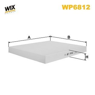 WP6812 WIX Filtro antipolen