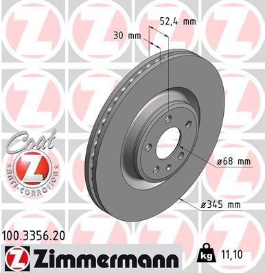 Frenos delanteros Zimmermann 100335620 precio, desde 70,40 EUR