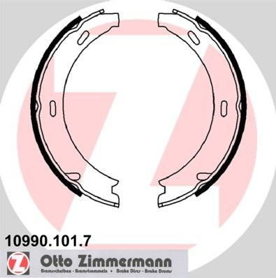 109901017 Zimmermann Zapatas de freno de estacionamiento