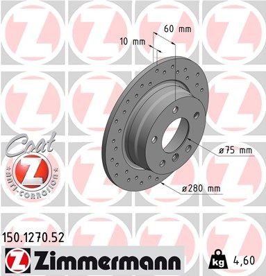 150127052 Zimmermann Freno de disco trasero