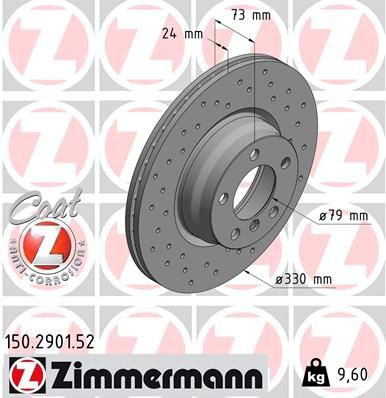 Frenos delanteros Zimmermann 150290152 precio, desde 52,72 EUR