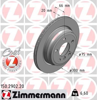 150290220 Zimmermann Freno de disco trasero