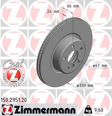 Frenos delanteros Zimmermann 150295120 precio, desde 94,79 EUR
