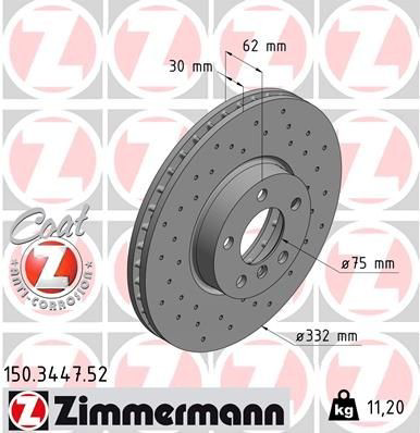 Comprar 150344752 Zimmermann Freno de disco delantero