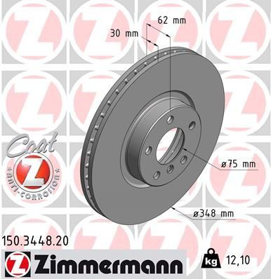 Frenos delanteros Zimmermann 150344820 precio, desde 72,68 EUR