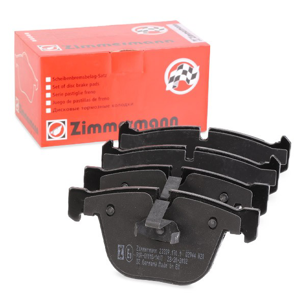 Pastillas de freno traseras 233091701 Zimmermann