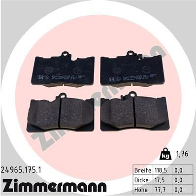 249651751 Zimmermann Pastillas delanteras