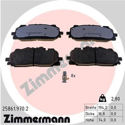 258619702 Zimmermann Pastillas delanteras