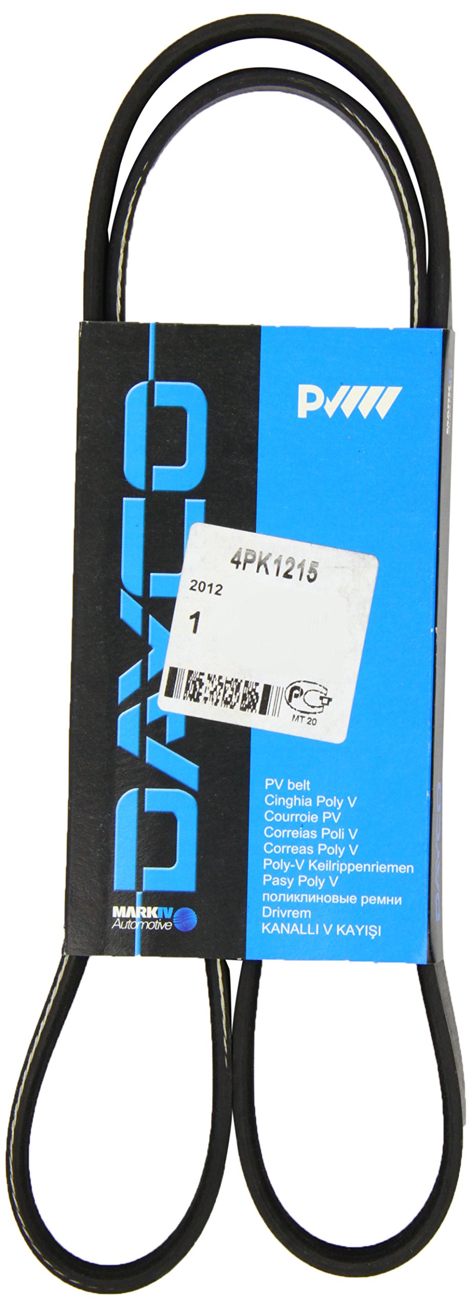 Correa de transmisión trapezoidal Dayco 4PK1215 precio, desde 19,19 EUR