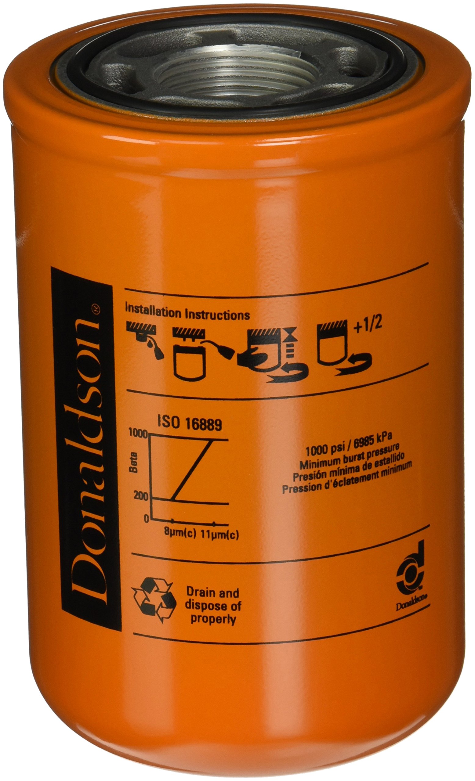 P164375 Donaldson Filtro del sistema hidráulico