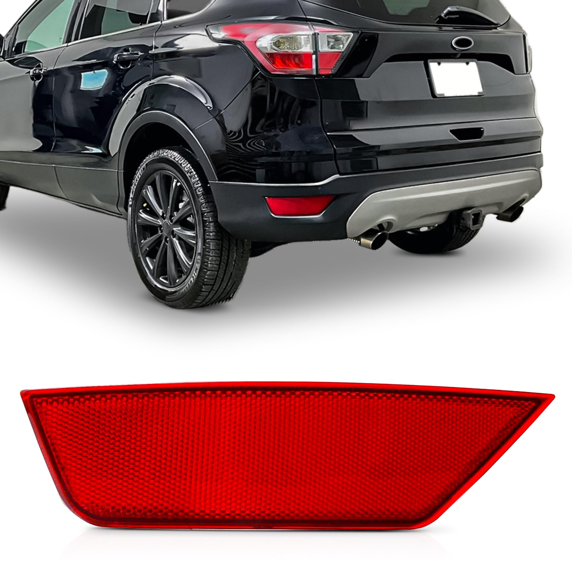 Reflector trasero izquierdo del parachoques CJ5417E847AA FORD