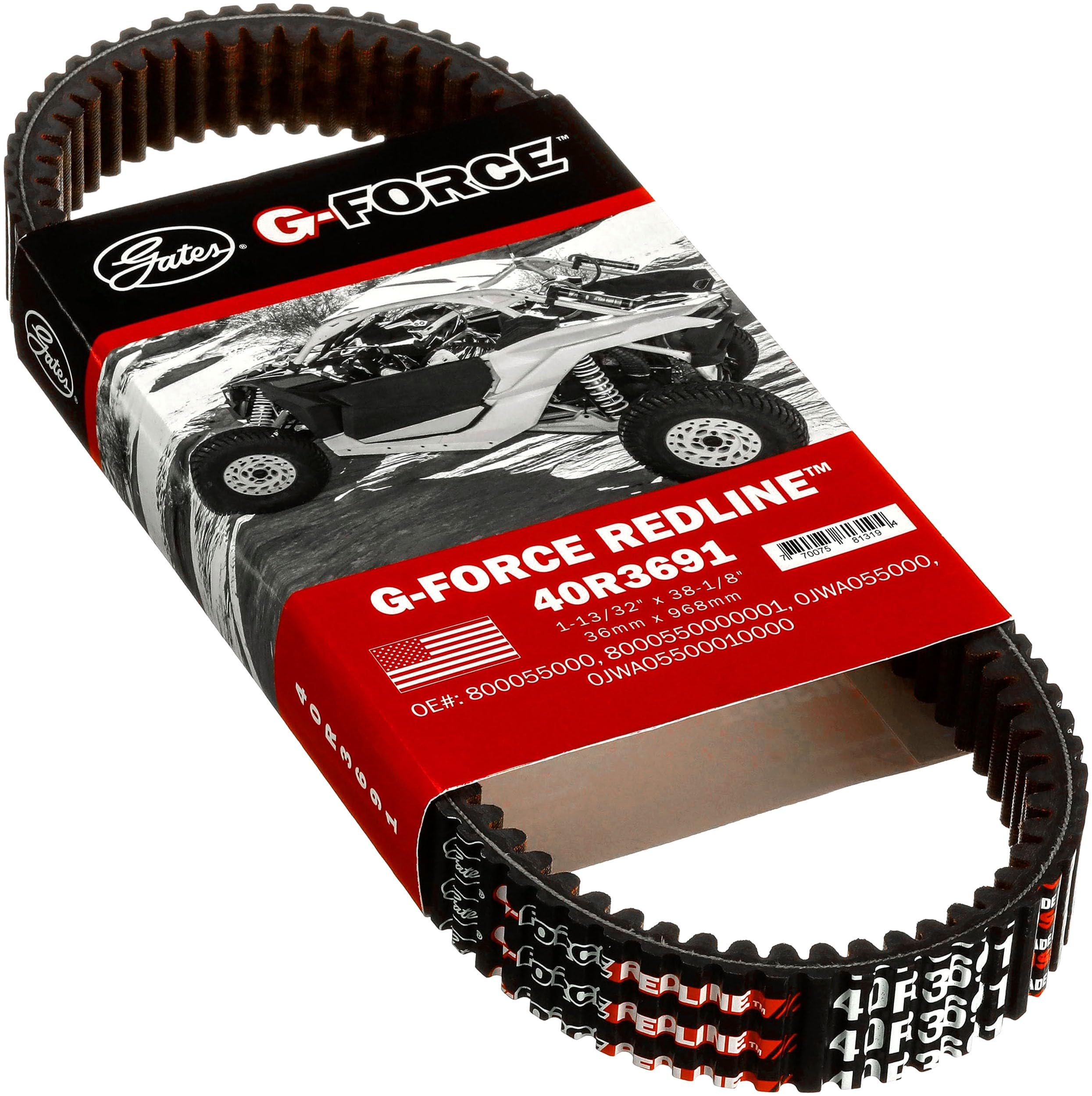 Correa de variador 40R3691 Gates