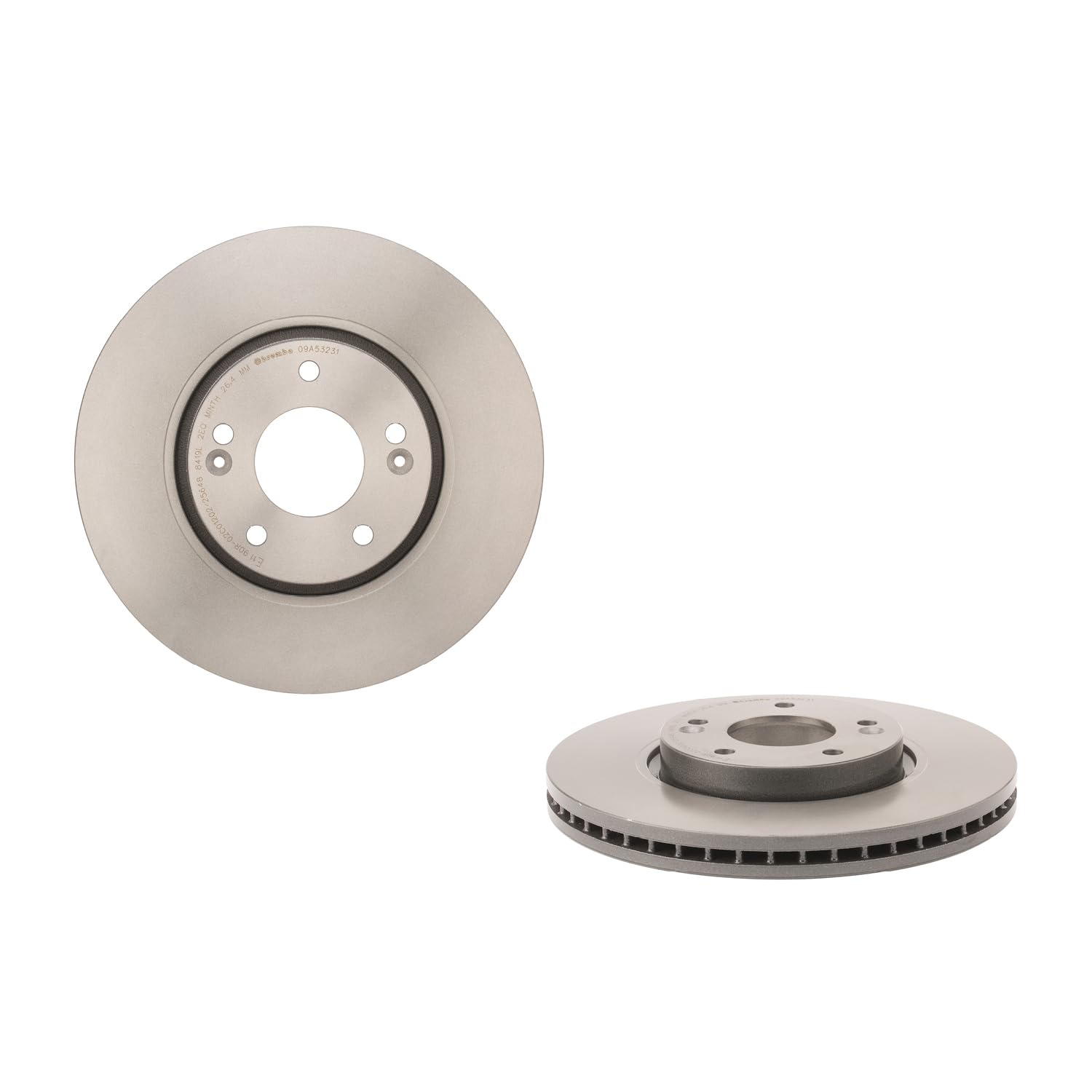 Disco de freno delantero 517123Q000 HYUNDAI