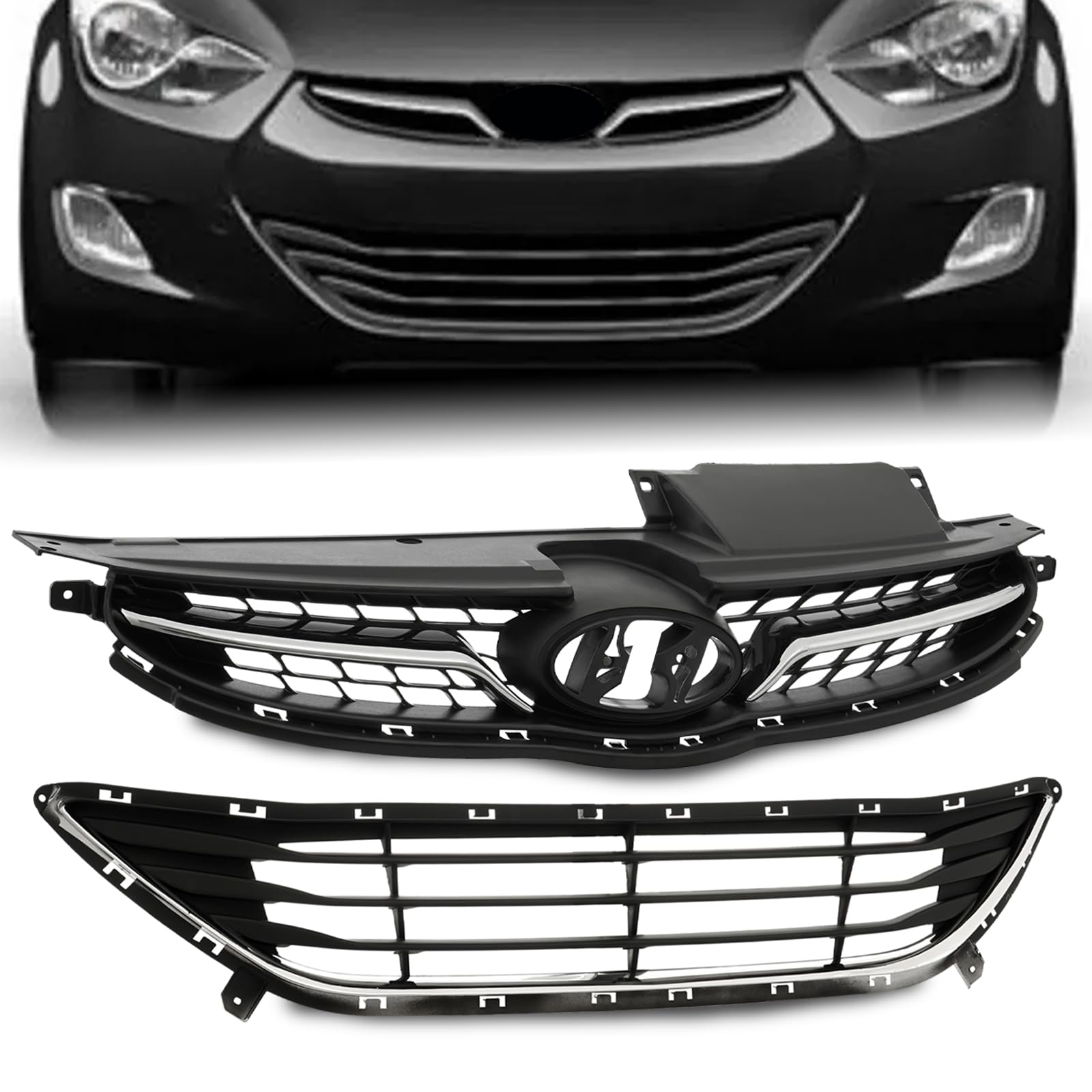Parrilla para Hyundai Elantra MD