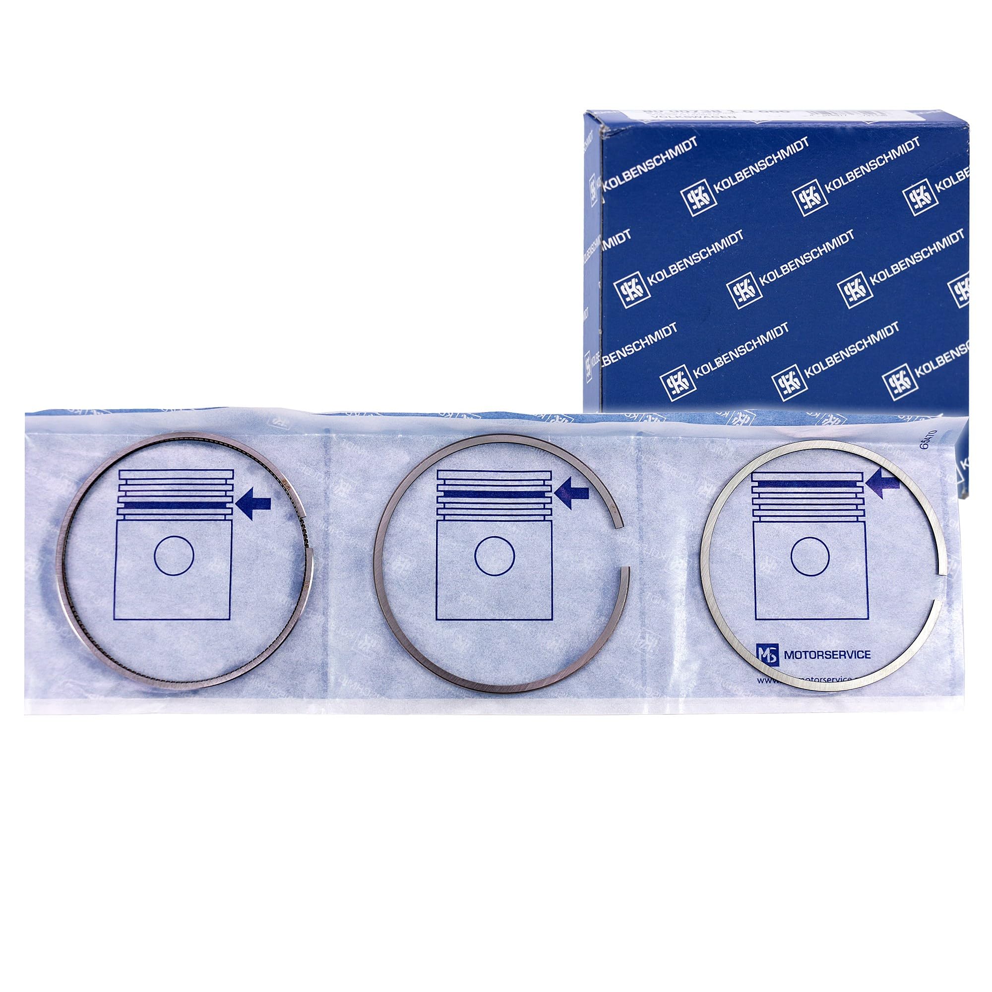 800073810000 Kolbenschmidt Juego de anillos de pistón para 1 cilindro, STD