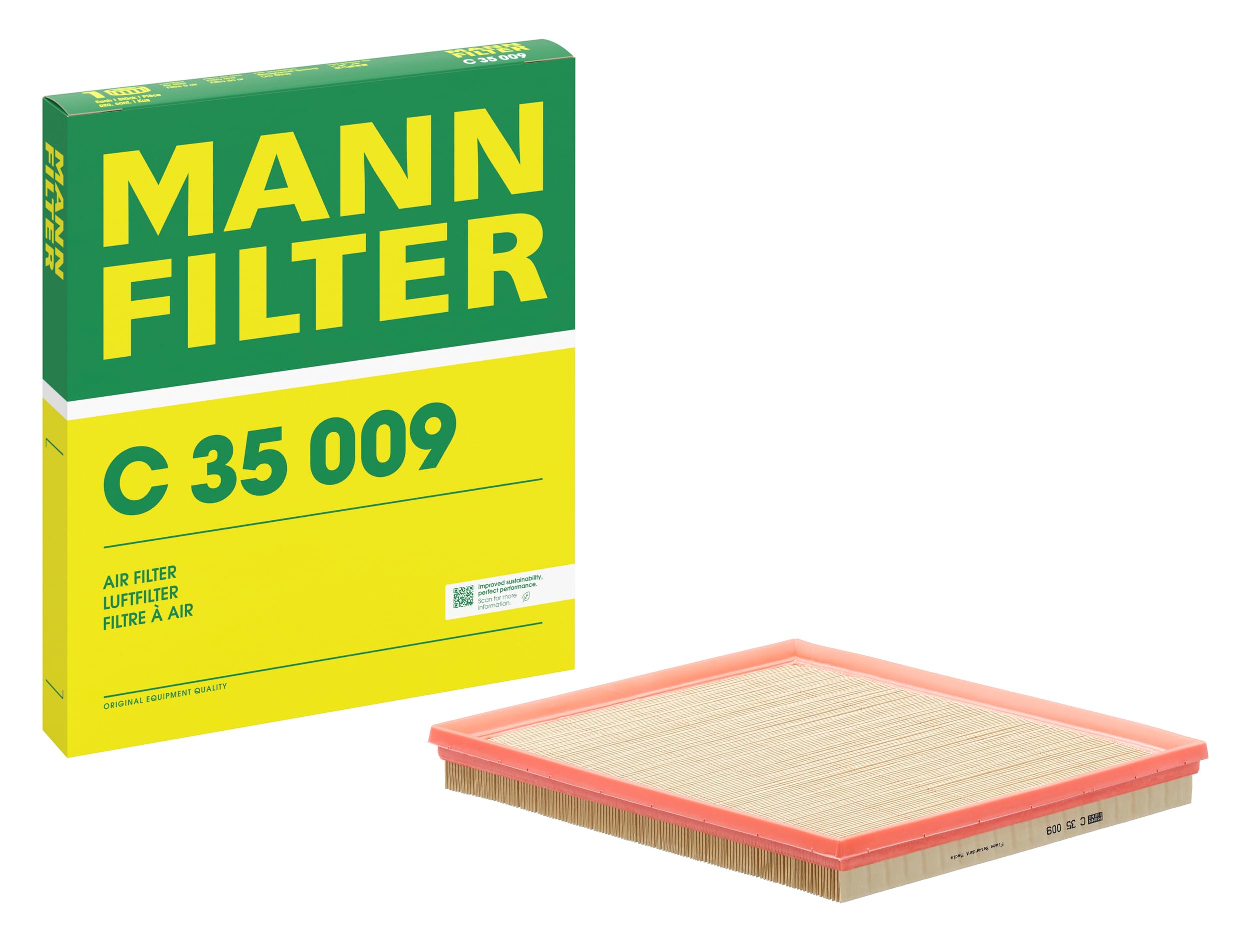 C35009 Mann-Filter Filtro de aire de motor