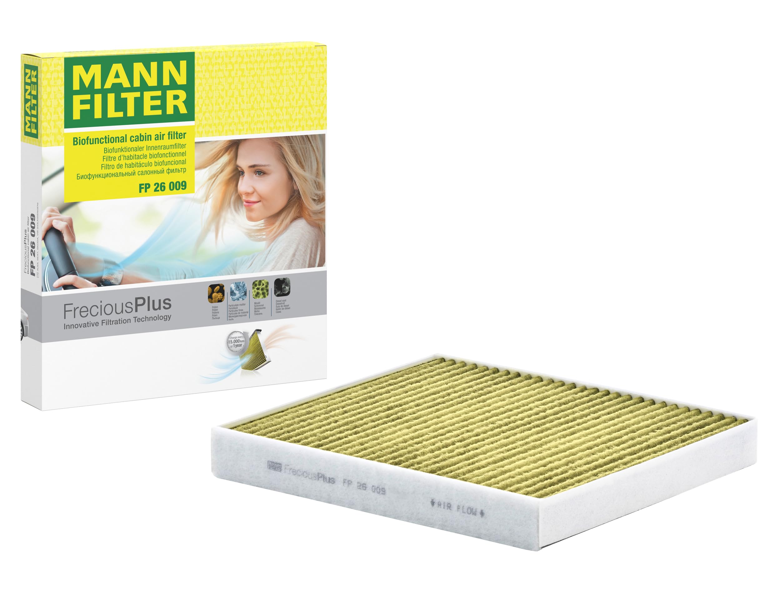 FP26009 Mann-Filter Filtro antipolen