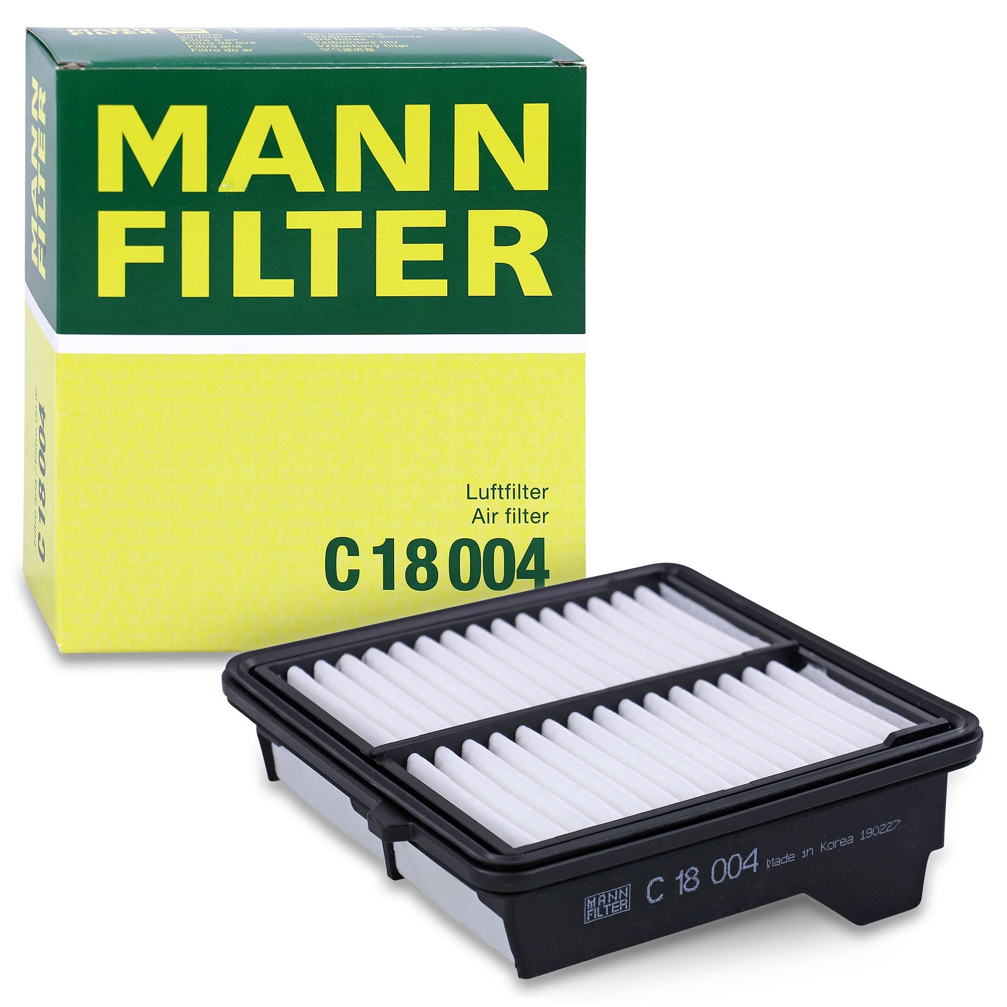 C18004 Mann-Filter Filtro de aire de motor