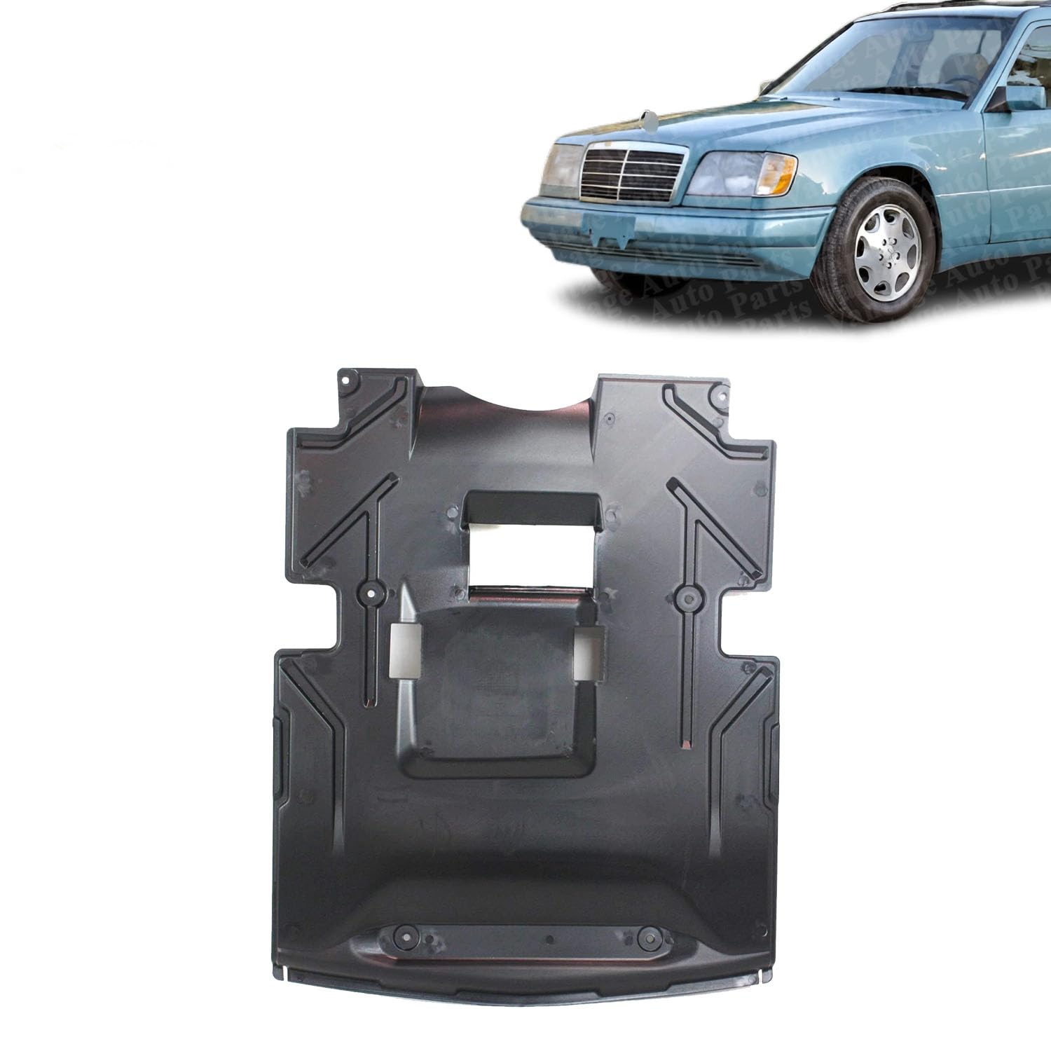 Protector antiempotramiento del motor Mercedes E (W124)