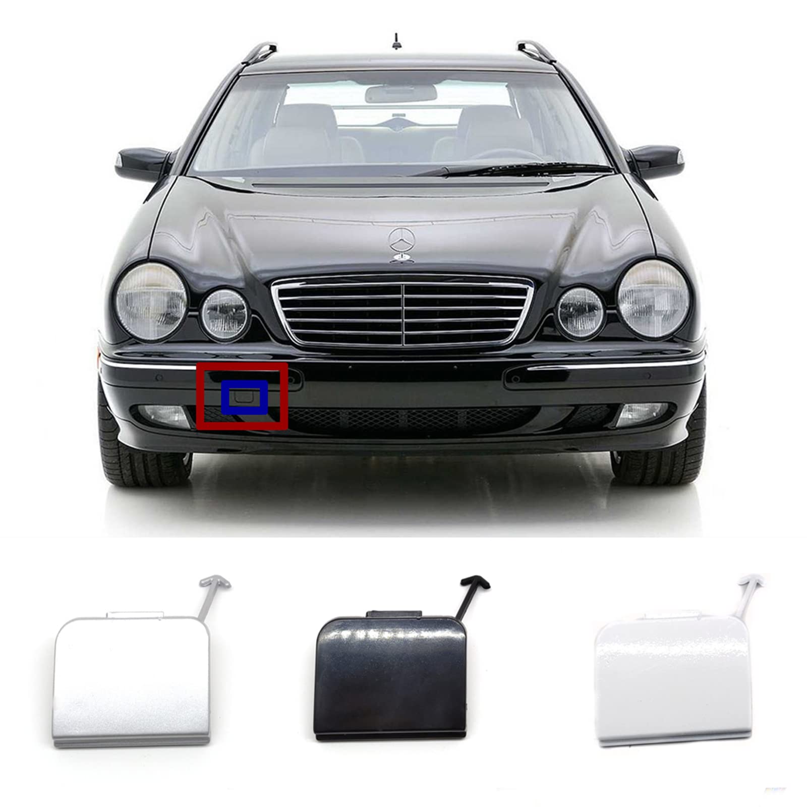 Tapa del enganche de remolcado delantera 2108850026 MERCEDES