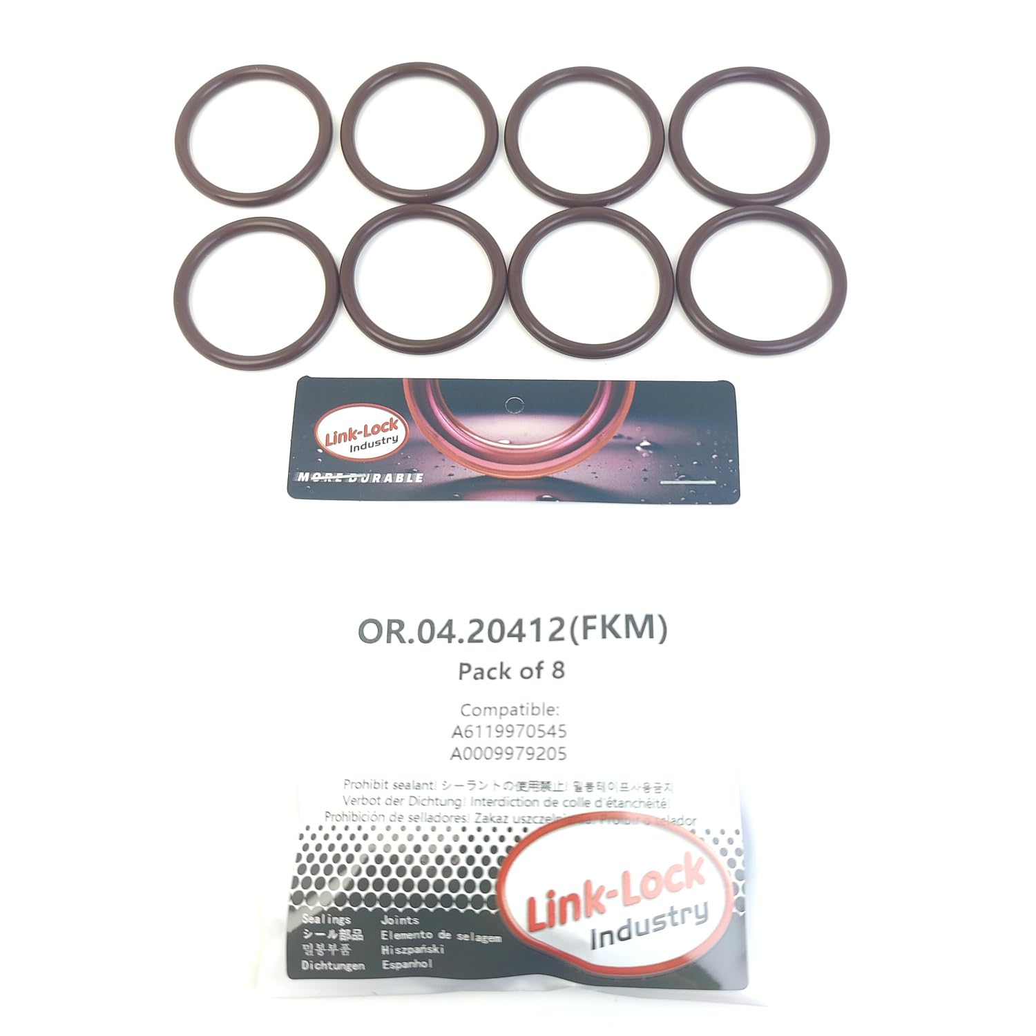 Anillo de sellado del separador de gases del cárter K05080112AA Fiat/Alfa/Lancia