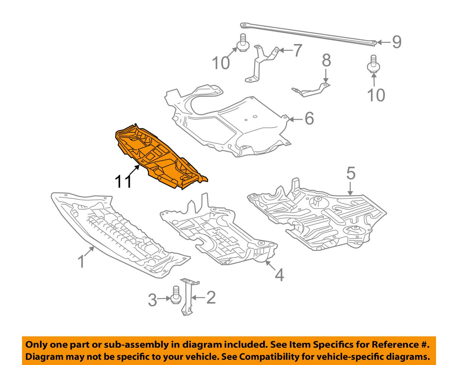 Cubierta superior del panel frontal (soporte del radiador) 2125000255 MERCEDES