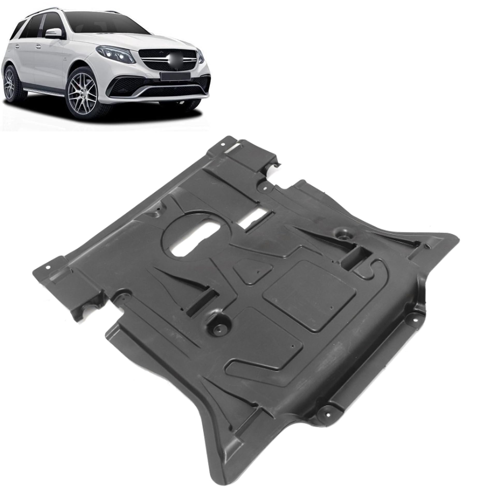 Protección delantera del motor 1665200723 MERCEDES
