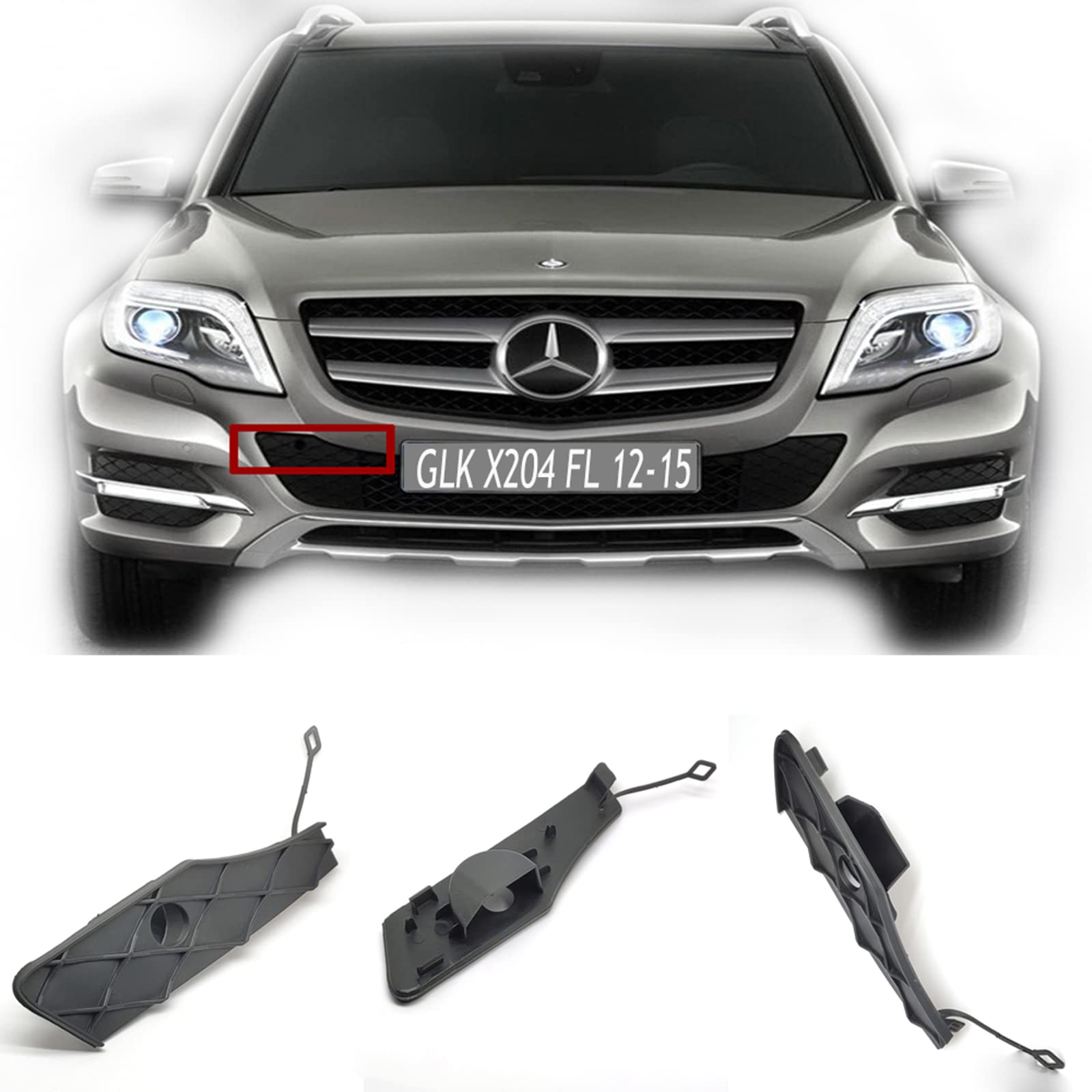 Tapa gancho de arrastre, delantera Mercedes GLK  SUV comprar en España
