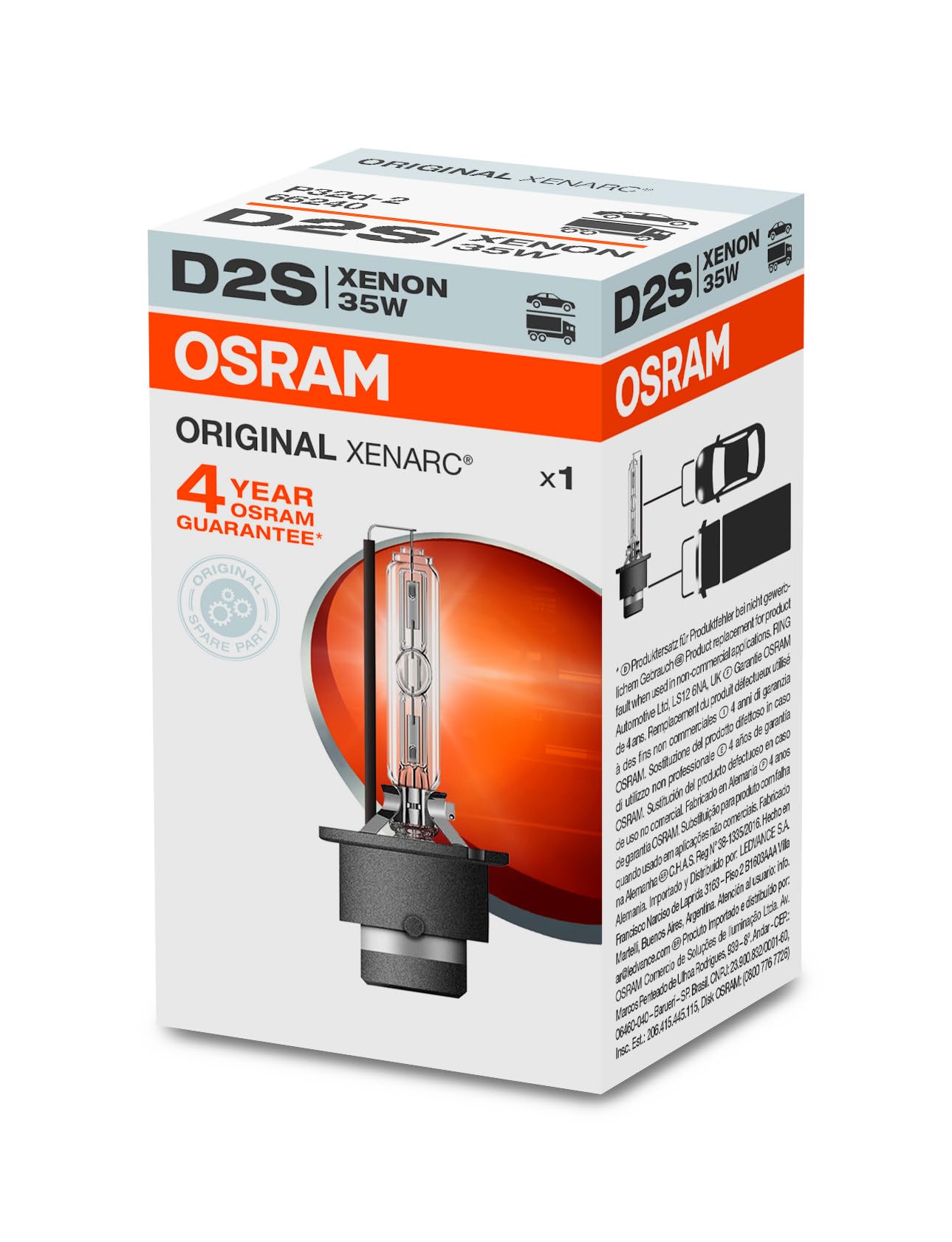 Bombilla de xenón Osram 66240 precio, desde 64,92 EUR