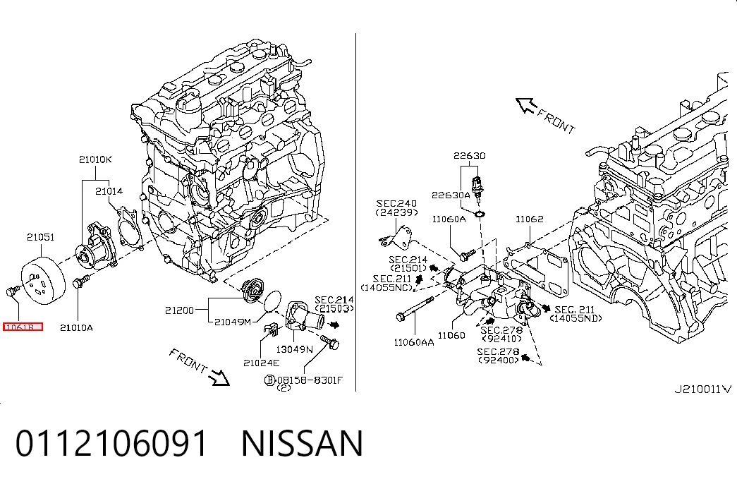 0112106091 Nissan/Infiniti